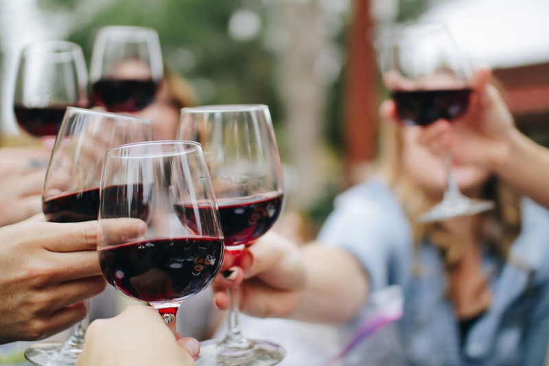 bachelorette party celebration at Napa wineries